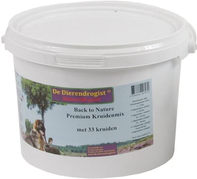 DIERENDROGIST | Dierendrogist Back To Nature Premium Kruidenmix Met 33 Kruiden