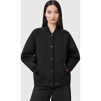 AllSaints Nicola Bomber Black Taglia: S | Bomber Outlet | Donna | Nero