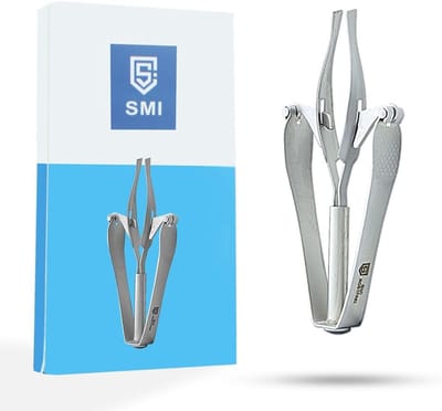 Automatische Pincet - Precisie Pincet - Gezichtsbeharing Verwijderen - Roestvrij Staal - 20 Gram - Zilver