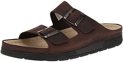 Berkemann 01950 Adam gevet leer - Herenmuiltje - 453-Mocha