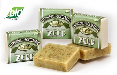 Biologische Brandnetel Zeep - 3 stuks | Handgemaakte verzorgingsproducten van Zeepziederij Borssenburg