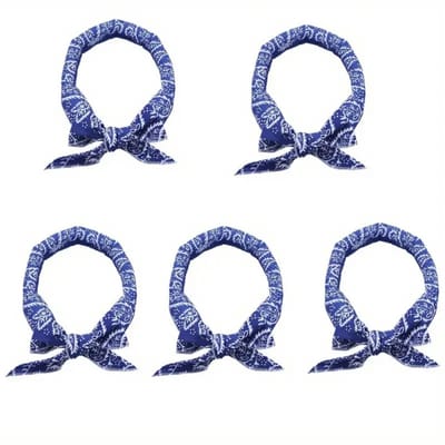 Bovista Koelsjaal - Sport - Sjaal - Wandelen - Zomer - Ijs - Verkoeling - Blauw
