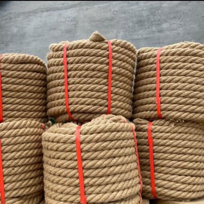 Gedraid Touw - Jute Touw Henneptouw - Klusprojecten Tuinieren - Heavy Duty - 16MM 10M - Natuurlijk