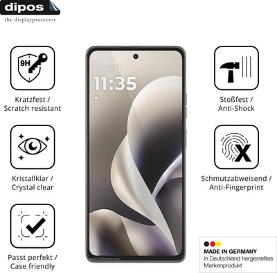 dipos – 2x Pantserfolie geschikt voor Motorola Moto G Power 2026 | 9H Screenprotector