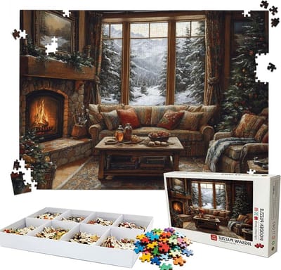 Puzzel 4000 stukjes - Volwassenen raadsel - Ontspanning thuis - Lindehouten puzzelstukken - 141 x 87 cm - Kleurrijk