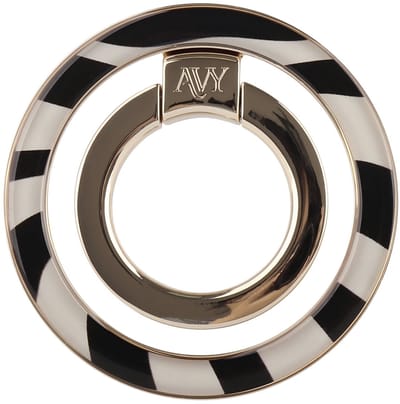 AVY Ringhouder Standaard | Vinger Houder | Compatibel met MagSafe | 360° Draaibaar | Smartphone Grip | Zebraprint | Stijl & Grip | Serengeti Zebra