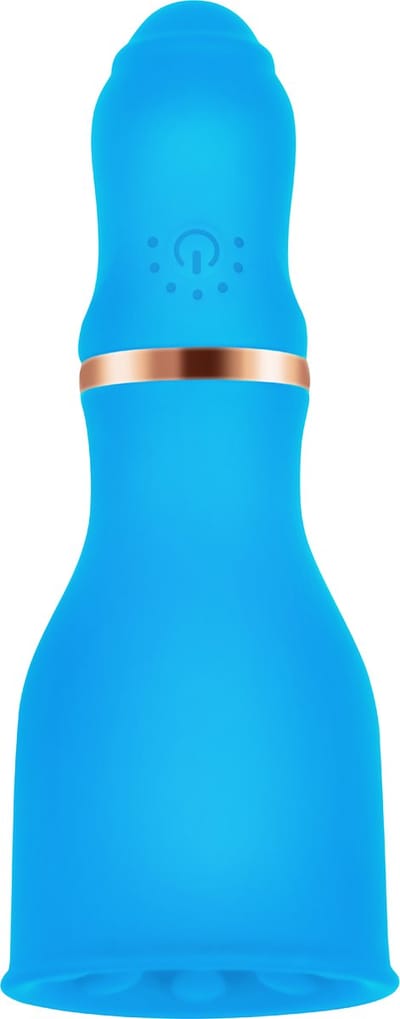 Cupitoys® Vibrerende penis vibrator - Blauw - 7 standen - Vibrators voor vrouwen en mannen - Sex toys voor vrouwen en mannen