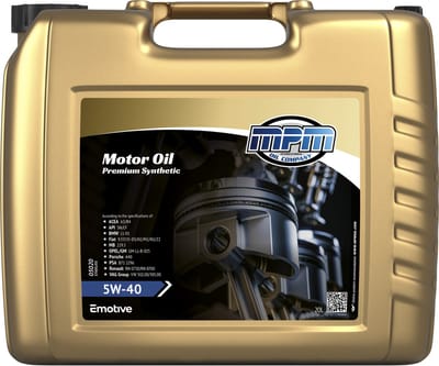 MPM Motorolie 5W40 - 20 liter