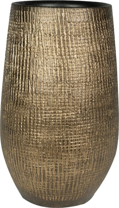 Ter Steege Bloempot Bruin-Goud D 18 cm H 30 cm