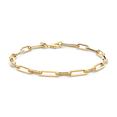 Blush 2229YGO - Dames - 14 karaat goud - Armband - Goud - 18,5 CM