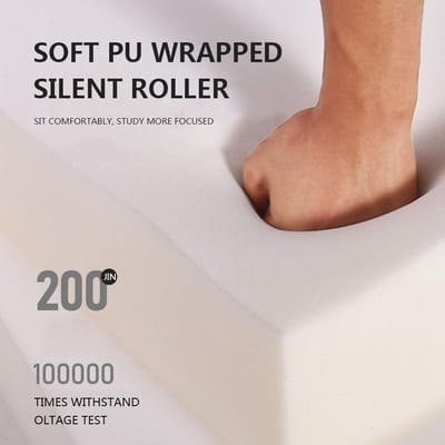 Ergonomische bureaustoel met verstelbare armleuningen, lendensteun, dikke memory-schuim zitting, 360° draaibaar, stille wielen, gasveer tot 120 kg draagvermogen – comfortabele kantoorstoel voor thuis en kantoor – Mobili Bella