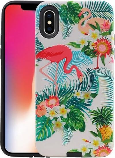 Flamingo Design Hardcase Backcover voor iPhone X / XS