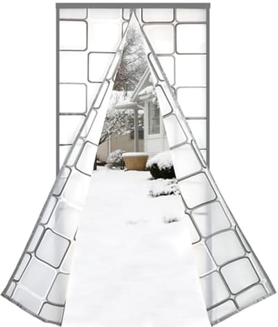 Thermisch Geïsoleerd Magnetisch Deurgordijn 85x205cm - Waterdicht en Winddicht
