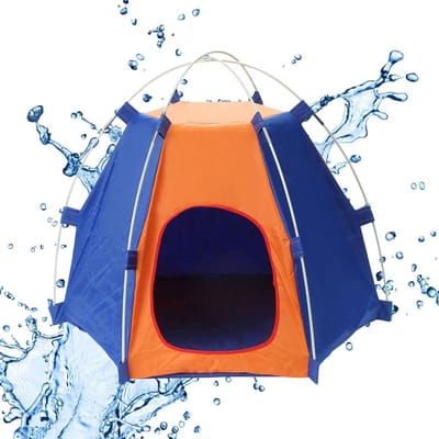 Hondentent, campingbed voor buiten, kattenbed van canvas, inklapbare tipi voor binnen, voor gazon, tuin, huis, paviljoen