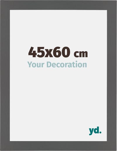 Your Decoration - Fotolijst 45x60 cm - MDF - Antraciet - Mura