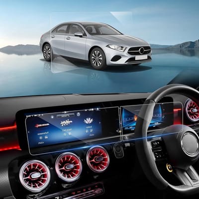 10.25 Inch Touchscreen Beschermfolie voor Mercedes A-Class W177, B-Class W247, GLA H247 en GLB X247 - Krasbestendig en Duurzaam