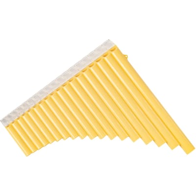 18-pijps panfluit G-G3 sleutel panpijpen ABS panfluit Chinees traditioneel houtblazersinstrument met geel