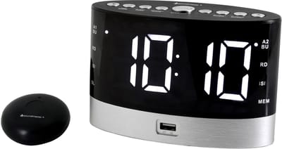 Soundmaster UR580SW - Digitale wekkerradio met trilfunctie voor o.a. doven en slechthorenden