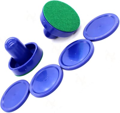 Tafelhockey Spel Set met 4 Schijven - Duurzame Paddles en Schijven voor Airhockey Spellen, Ideaal voor Gezellige Avonden en Feestjes