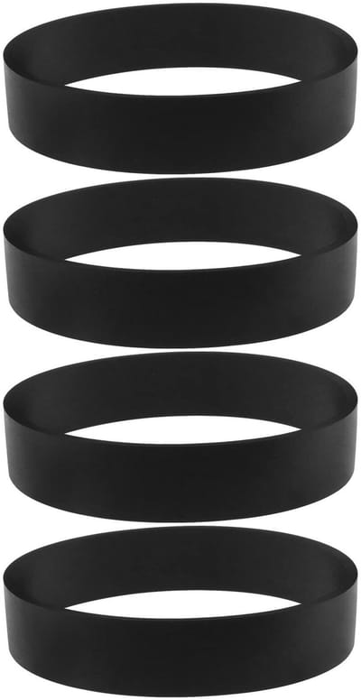 Dailygoods- Stofzuiger Riemen 4 Stuks - Vervangingsriemen - Rubber - 232mm Omtrek - 16mm Breedte - Slijtvast en Duurzaam - Vacuümriemen