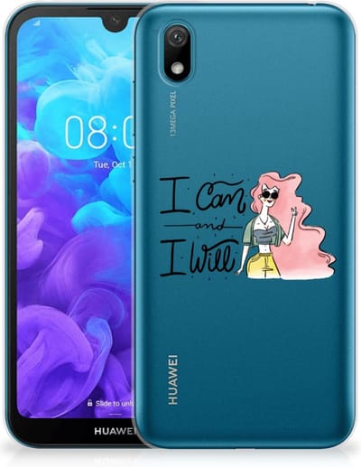 Huawei Y5 (2019) Telefoonhoesje met Naam i Can