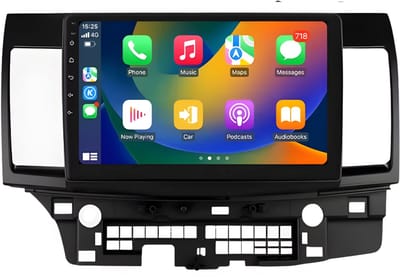 Autoradio met bluetooth - Carplay - Voor Mitsubishi Lancer 10 CY (2007-2012) - Geschikt voor Apple en Android - Stereo - Navigatie - Navigatiesysteem auto - 2GB 64GB