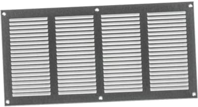 Ventilatierooster 400x200mm met Insectenhor - Metalen Roosters voor Ventilatie - Gegalvaniseerd Staal