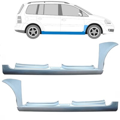 Volledige dorpel + reparatiepaneel voorste spatbord voor Volkswagen Touran 03-10