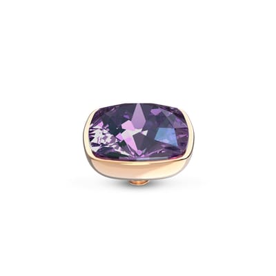 Melano Twisted Circular Steentje Crystal Purple Rosé