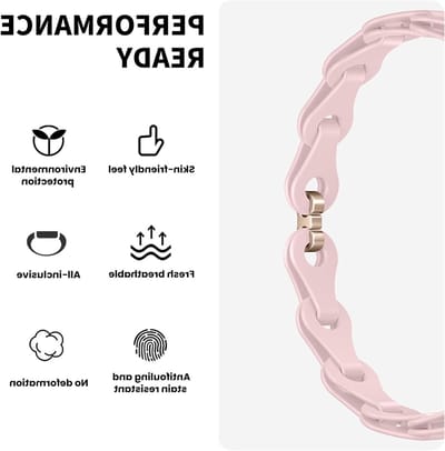 Zachte Silikonenhalsband voor Dames - 3-Pack Vervangende Polsbanden voor Comfortabele Horloges, Geschikt voor Diverse Stijlen