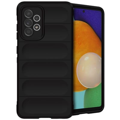 imoshion Hoesje - Geschikt voor Samsung Galaxy A52 (4G) / A52s / A52 (5G) - EasyGrip Backcover - Zwart