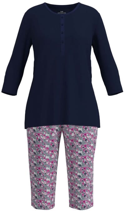 Gotzburg dames Capri Pyjama 250279 625 Blau-40