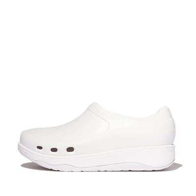 FitFlop FitFlop Industrial Clog Dames Gezondheidszorg Werkklompen - WIT - Maat 36