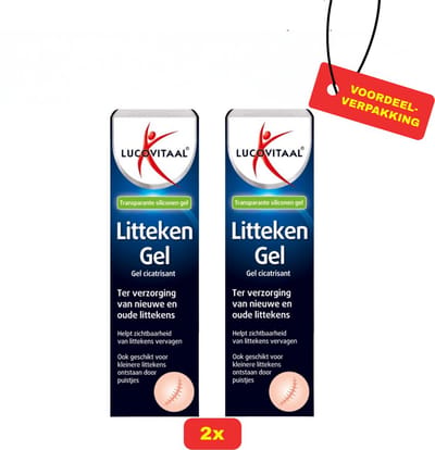 Lucovitaal Litteken Gel - 2x20 ml voordeelverpakking