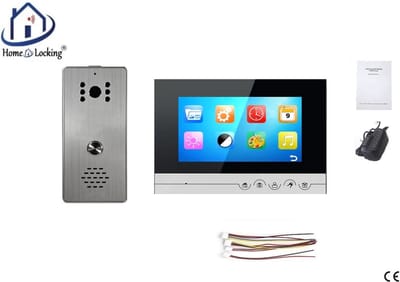 Home-Locking complete deur intercom/videofoon 4 draads.DT-2238
