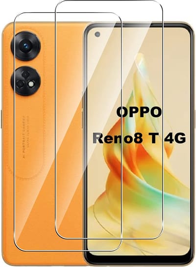 Casemania Glas Geschikt voor Oppo Reno 8T - Screenprotector Glas Gehard Tempered Glass - 2 Stuks
