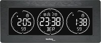 Wereldklok Technoline WT 458 232x99x48mm zwart