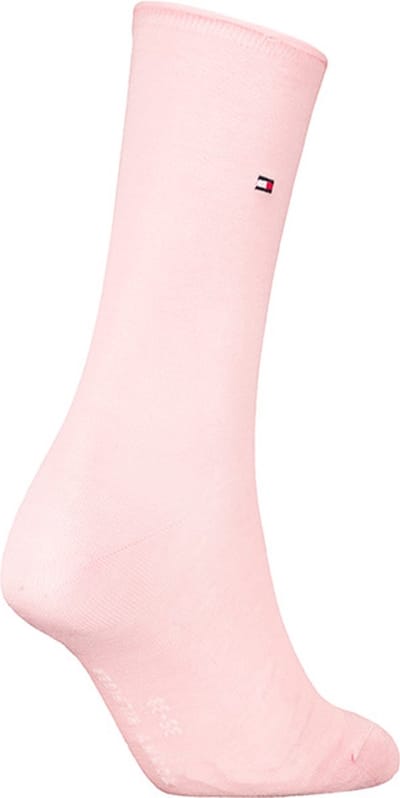 Tommy Hilfiger dames sokken premium roll top roze