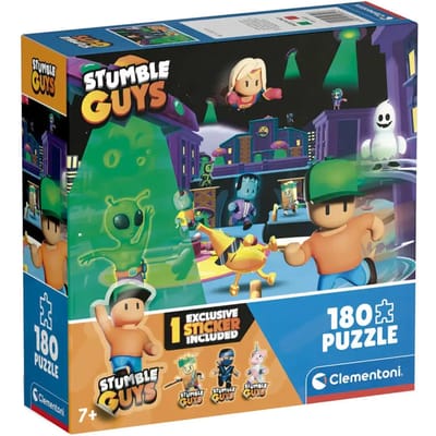 Clementoni - Kinderpuzzel - 180 Stukjes - Stumble Guys - Puzzel Vanaf 7 Jaar
