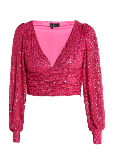 Faina longsleeve-shirt Dames roze