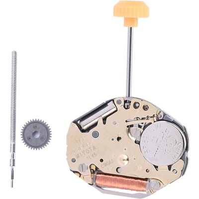 Professioneel Quartz Horlogeuurwerk Legering 1L45 Horlogeuurwerk voor Horloge Reparatie Onderdelen beige
