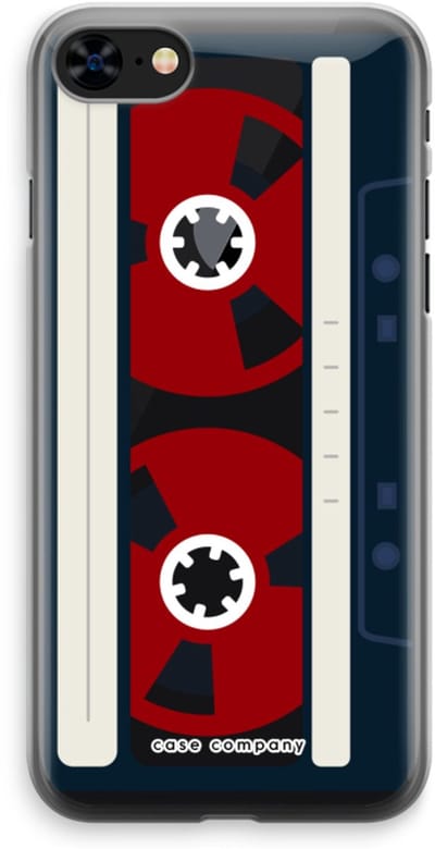 Case Company® - Hoesje geschikt voor iPhone 8 hoesje - Here's your tape - Soft Cover Telefoonhoesje - Bescherming aan alle Kanten en Schermrand