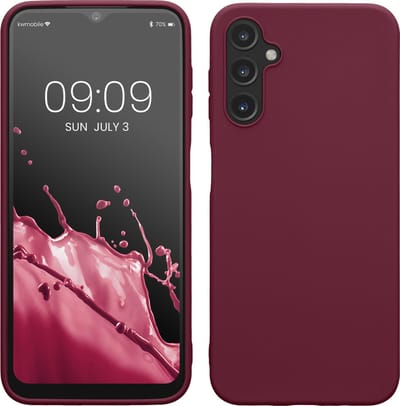 kwmobile telefoonhoesje geschikt voor Samsung Galaxy A14 5G - Hoesje voor smartphone - Back cover in bordeaux-violet