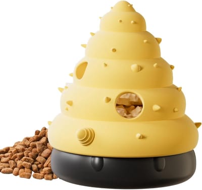 Honden Snackdispenser - Interactief Speelgoed - Verveling Bestrijden - Langzaam Voederen - 13 cm Hoog - Uniek