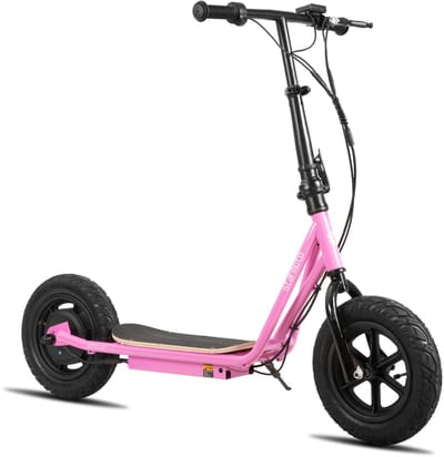Joystar elektrische scooter Salem - elektrische scooter - lichtgewicht - opvouwbaar - 12 inch wielen - 250W 5.2Ah - maximale snelheid 25 km/u - roze