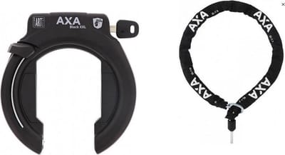 Ringslot Axa Block XXL + insteekketting Axa ULC 100