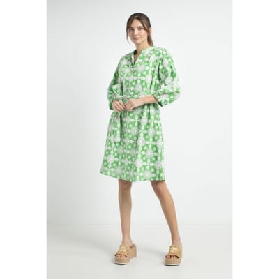 Josephine & Co Djenna Dress Parrot Green Maat: 34 | Blousejurken Outlet | Dames | Groen