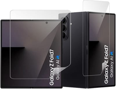 Screenprotector geschikt voor Samsung Galaxy Z Fold 7 - Volledig Dekkend Premium PET Screen Protector