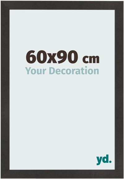 Your Decoration - Fotolijst 60x90 cm - MDF - Zwart Mat - Bologna