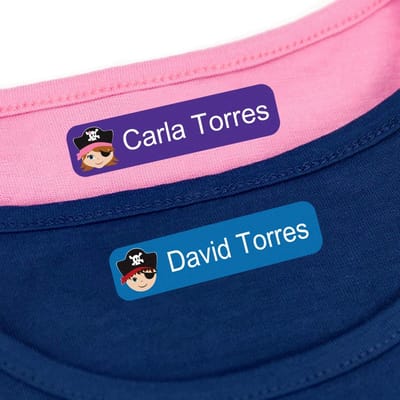 Personaliseerbare Strijklabels voor Kinderkleding - Naamlabels voor School en Opvang